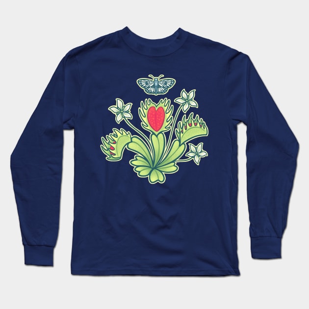 Venus Flytrap Long Sleeve T-Shirt by DoomedDreamer